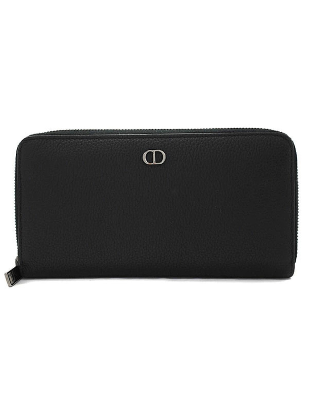 Christian Dior CD ICON Long Zip Wallet Round Zipper